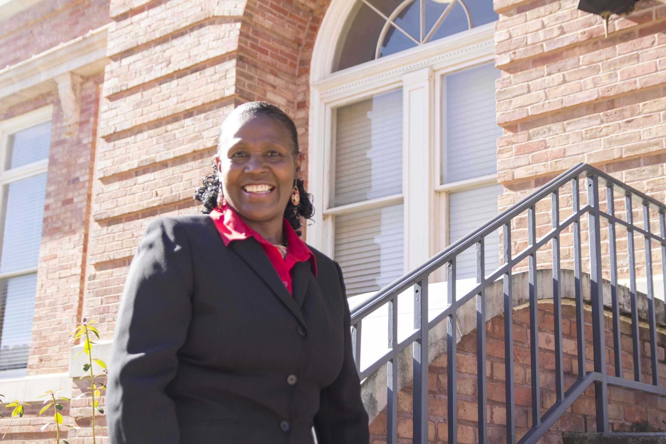 FACES: Priscilla Brown lights up Montgomery Hall, demonstrating love