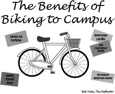 Bicycles provide benefits as main transportation