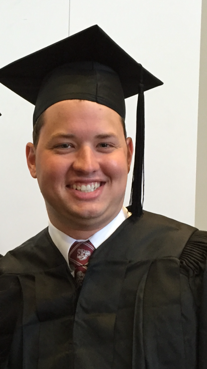 Daniel Mooney is pictured in cap and gown on his graduation day from Mississippi State University&#8217;s ACCESS program. He graduated successfully and now has a part-time job and attends community events regularly.&#160;