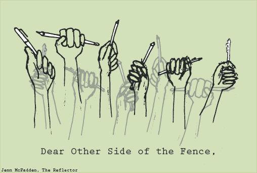 Students write to the ‘Other Side of the Fence’