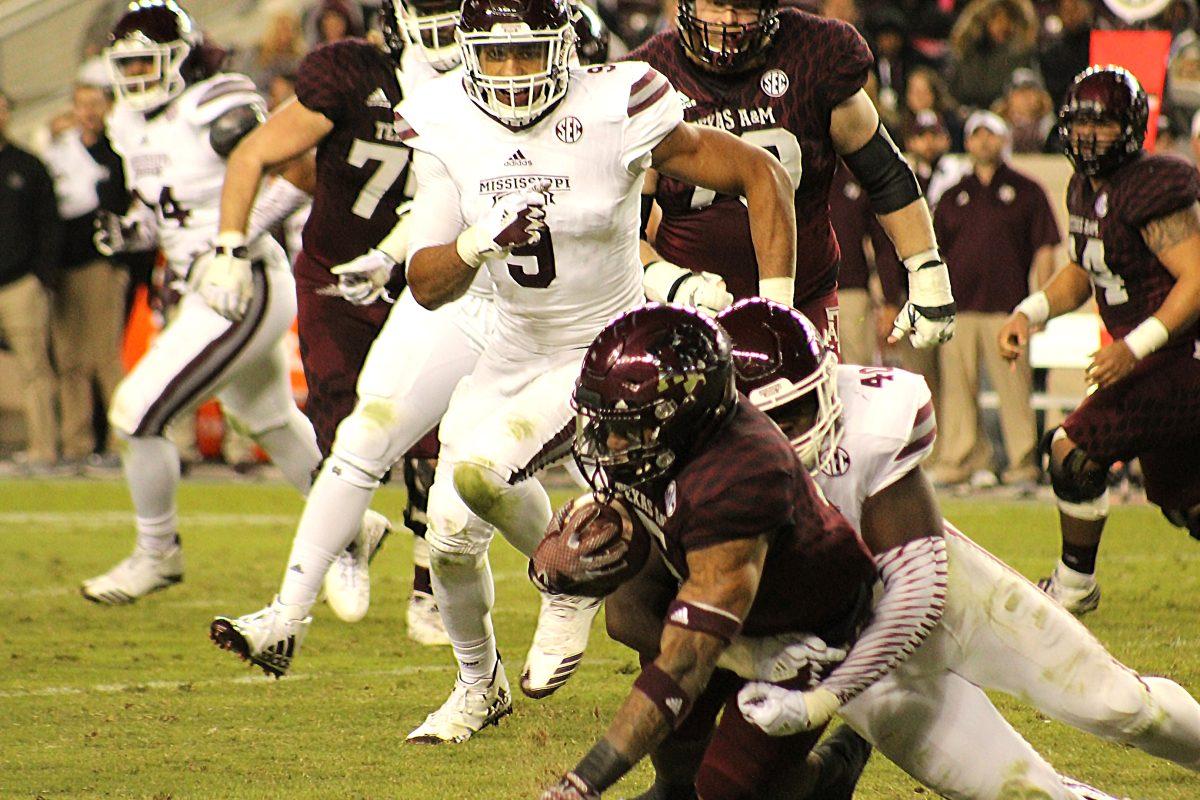 MSUs defense held the A&M offense to 285 total yards and 14 points. Montez Sweat led the defense with six tackles and two sacks.