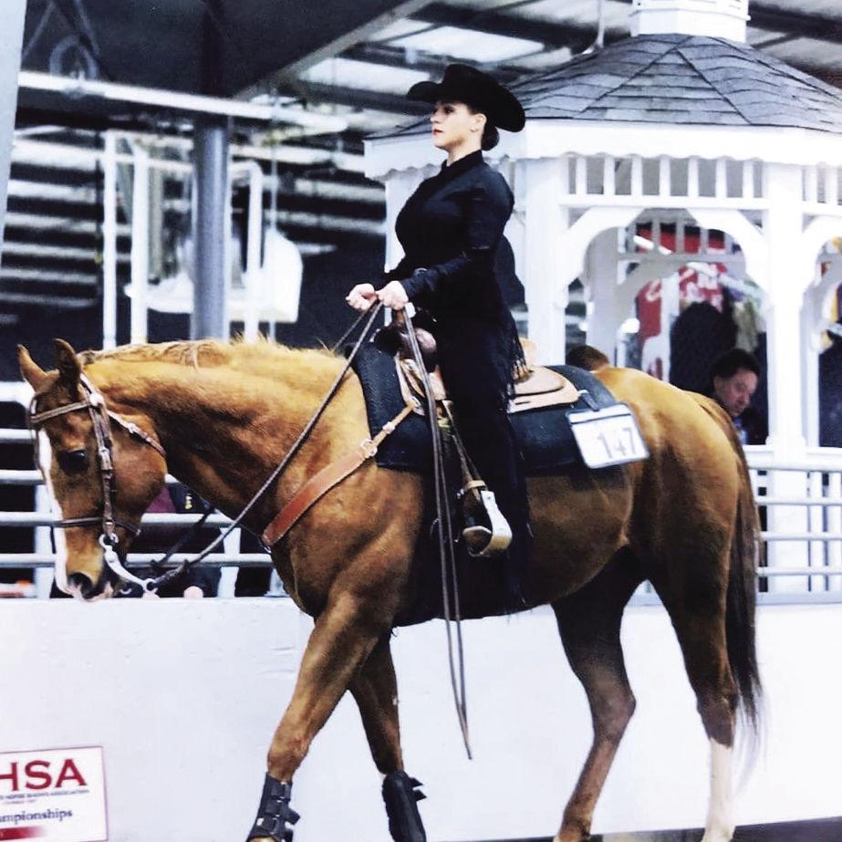 Equestrian rider saddles up for national competition