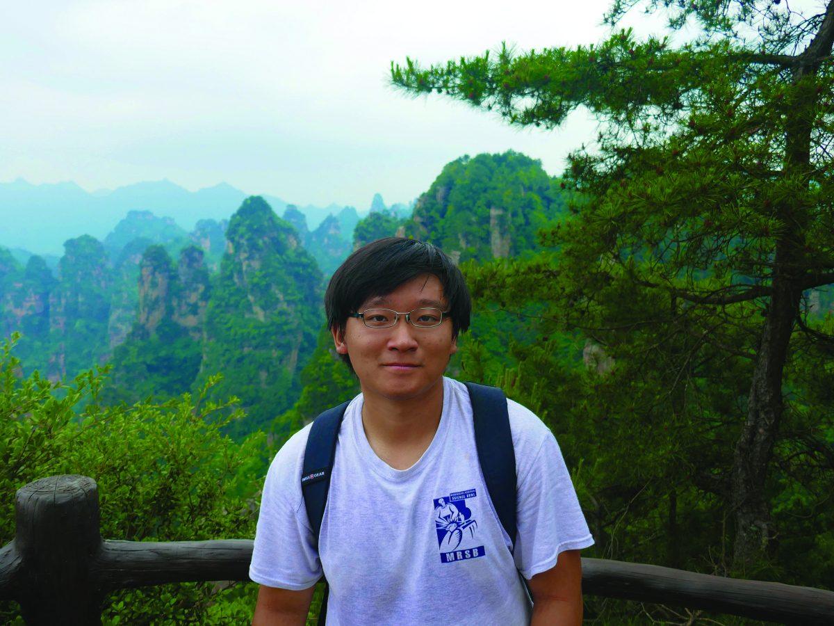 Meilun Zhou, a senior majoring in computer engineering, participated in two semester-long study abroad programs. Zhou gained unique experiences, such as hiking through the sandstone columns of Zhangjiajie, China.