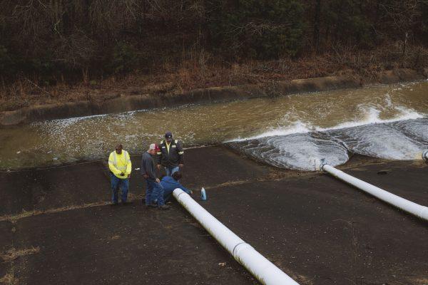 The Oktibbeha County Lake Dam was recently determined to be in danger of breaking. County officials work to lower the water levels in the lake.