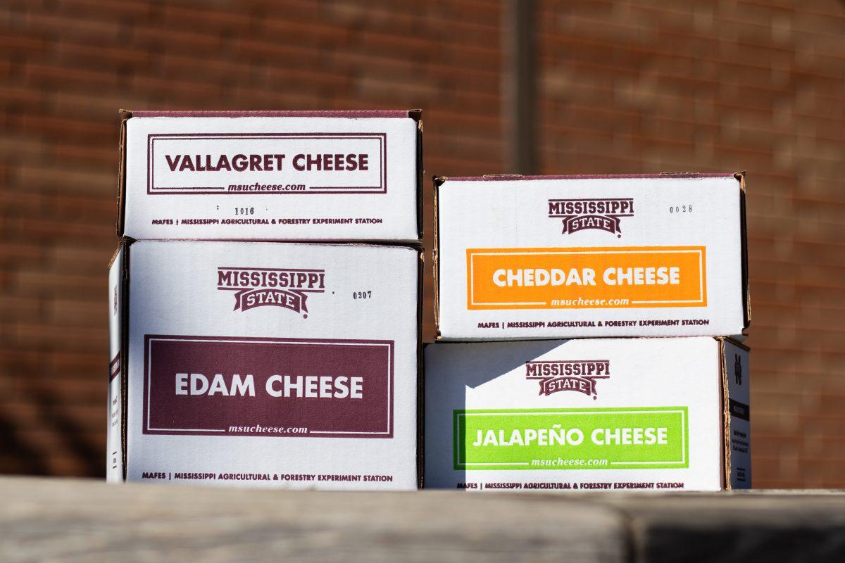 The MAFES Sales Store carries a variety of cheeses produced by the Mississippi Agricultural and Forestry Experiment Station.