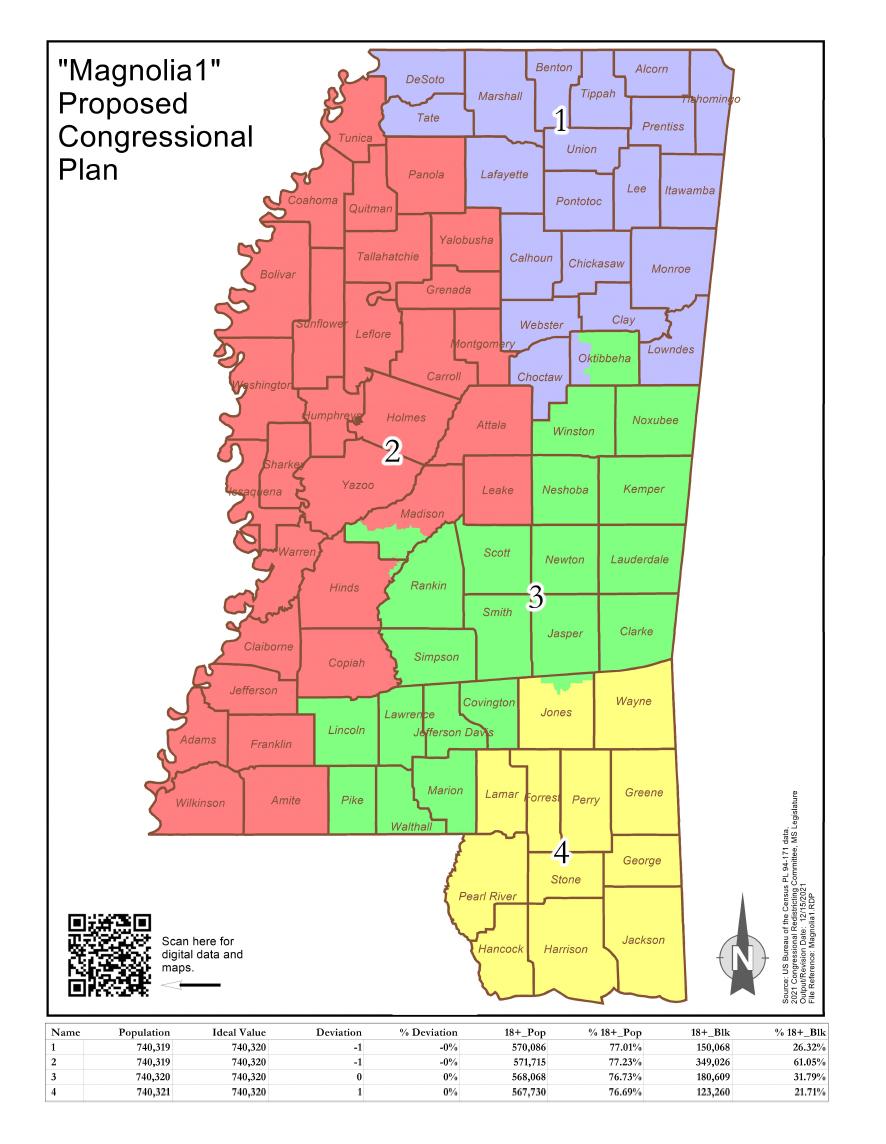Since Oktibbeha County’s population grew over 10 years, the county must redistrict.