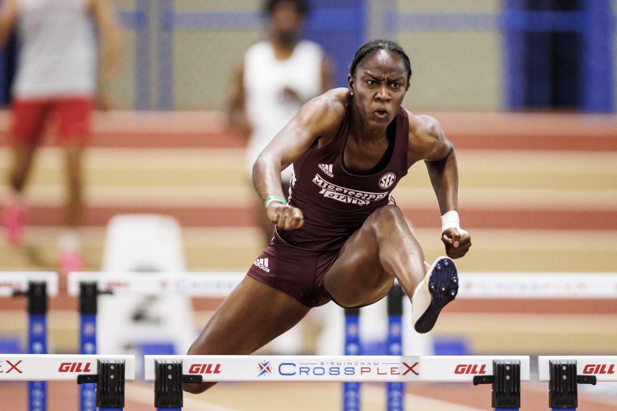 Redshirt freshman Rosealee Cooper, who is from Barbican, St. Andrew, Jamaica, placed 11th in day two of the women’s 200 meter dash.