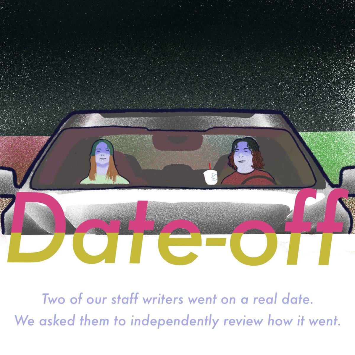 Two of our staff writers went on a date. We asked them to independently review how it went. To view a timelapse of this graphic, click here.