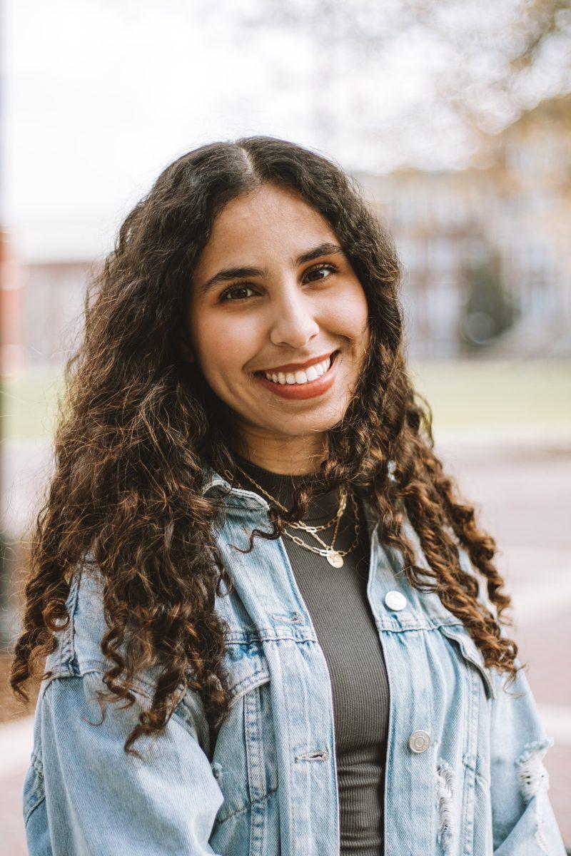 Khaoula Kamal, biomedical engineering major, is the incoming vice president of WISDOM.