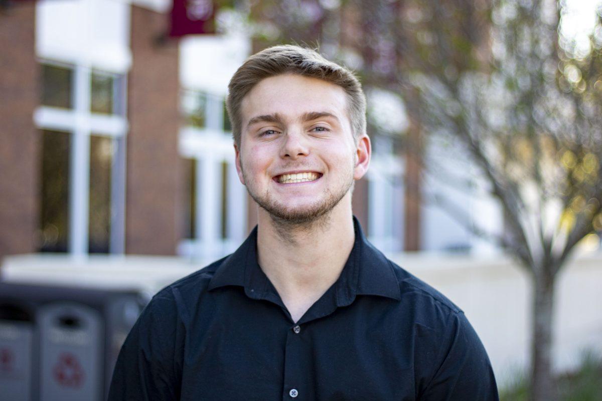 Treasurer Zac Sibbitt was elected by the student body to the Student Association Executive Council February 2023.