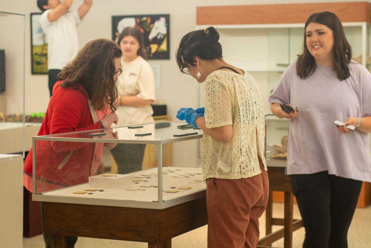 The production of the exhibit gave students valuable experience in the handling and display of artifacts and in public outreach.
