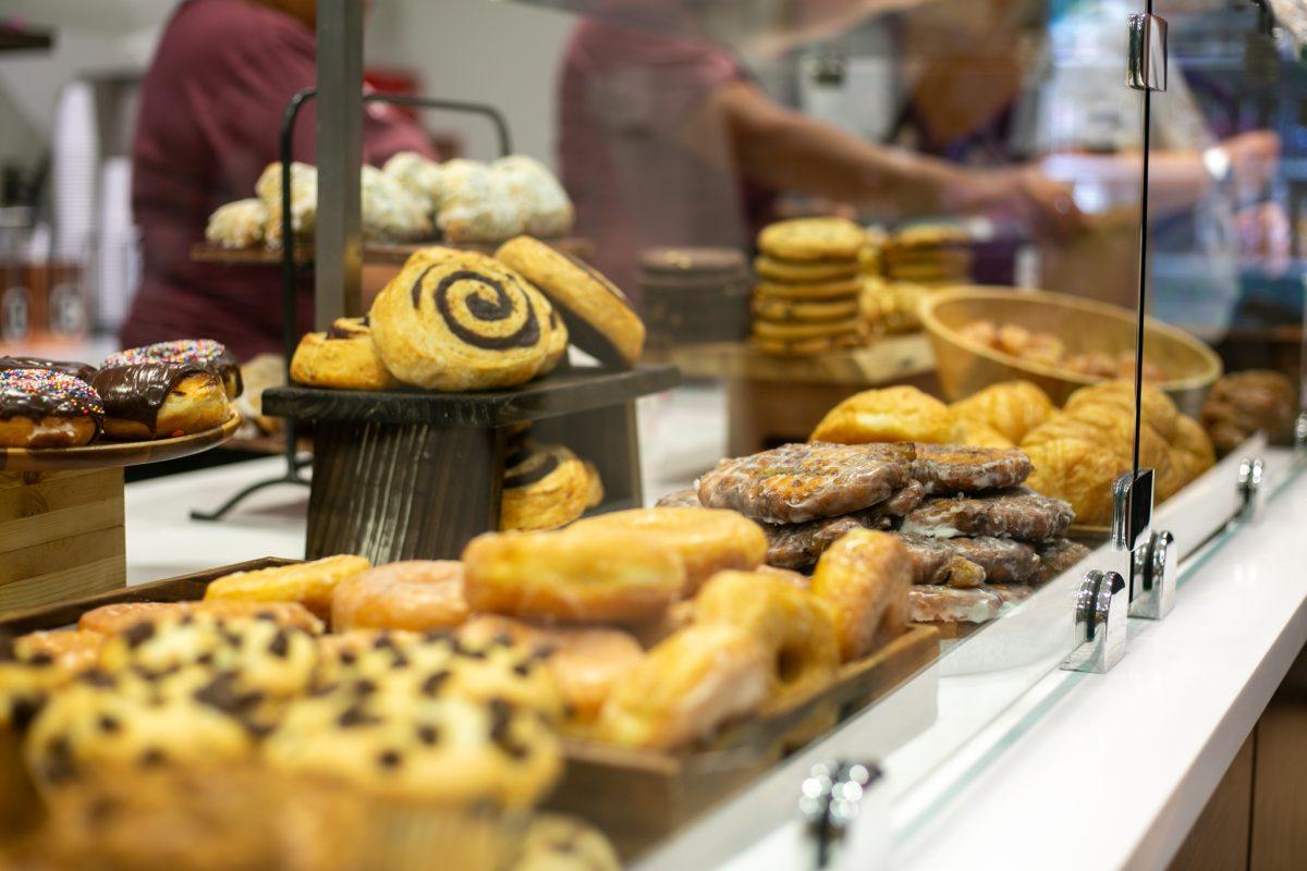 State Fountain Bakery offers a number of pastries at their location. 
