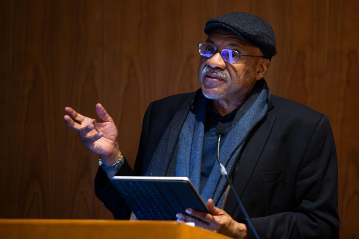 Kwame Dawes performed poetry readings and spoke to students and faculty about his literary life.
