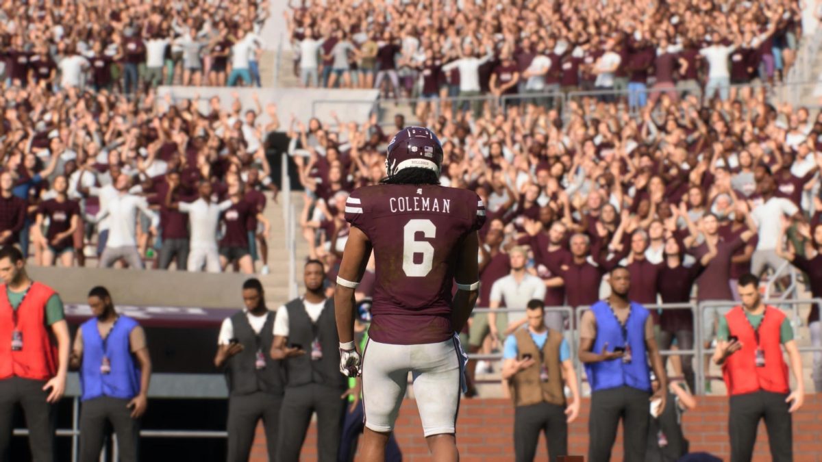 EA Sports College Football 25 captures the atmosphere of the Egg Bowl