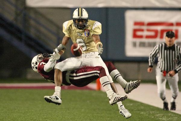 MSUs Derek Pegues tackles Brian Walters before he can receive Kyle Israels pass late in the fourth quarter.