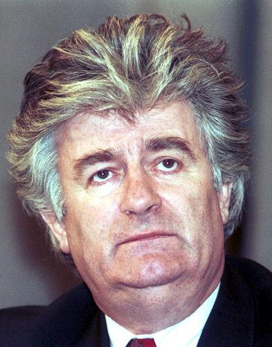 Radovan Karadžić in Moscow on 3 March 1994.