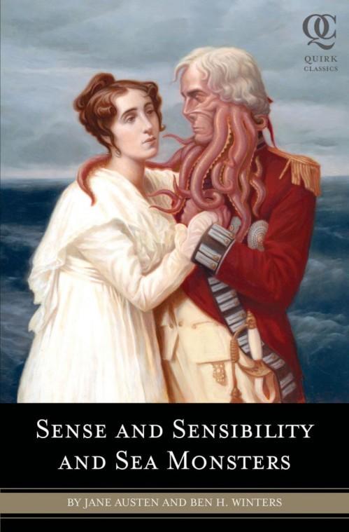 Book cover of Sense and Sensibility and Sea Monsters
