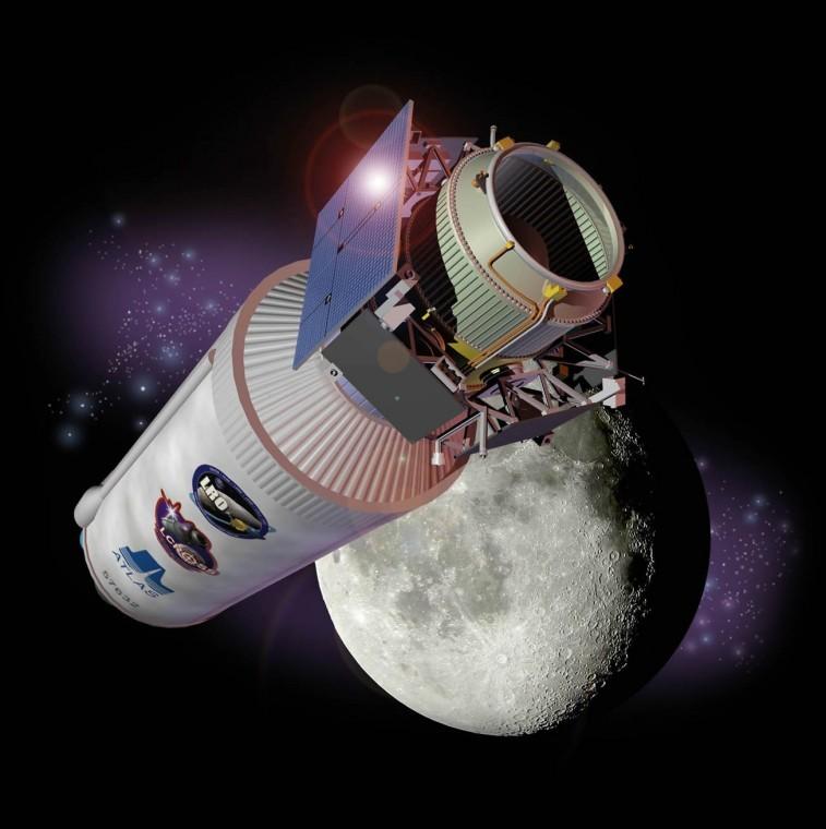 LCROSS+spacecraft+with+Centaur+Stage