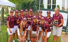 The Mississippi State University womens golf team poses after its home tournament win at the Old Waverly Invitational. 