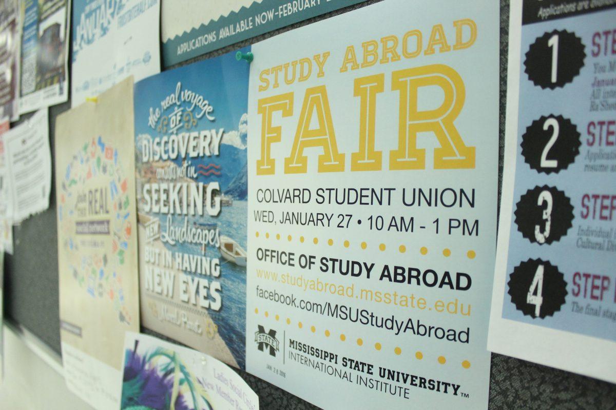 The Study Abroad Fair will be held from 10 a.m. to 1 p.m. tomorrow in the Colvard Student Union. Students are invited to speak to faculty about options to go abroad. Information on exchange programs will also be available. 