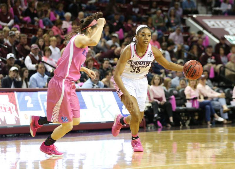 Victoria Vivians rebounded from an uncharacteristic performance against Kentucky to score 22 points and 10 rebounds in a 60-51 victory over Ole Miss Sunday .