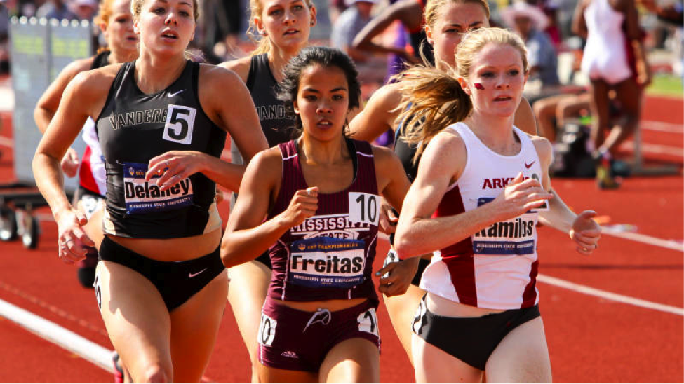 Senior Portugal native Marta Fritas won the title in the 1500 meter race. She has already claimed the SEC Mile Run Champion title and has the third fastest mile time in school history. 