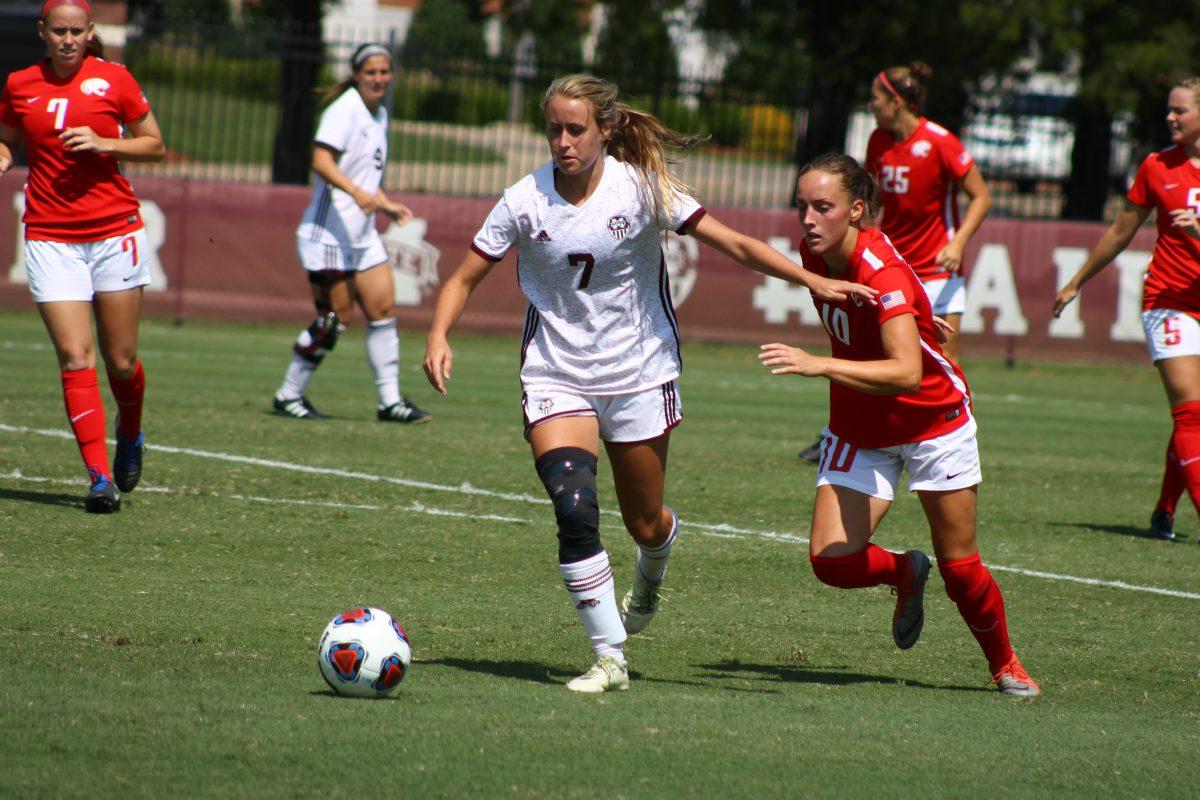 Soccer dogs lose perfect season, look ahead to SEC play
