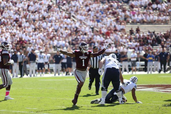 Brandon Bryant, a junior safety from Flora, is part of an MSU defense that held BYU to 176 total yards last Saturday. 