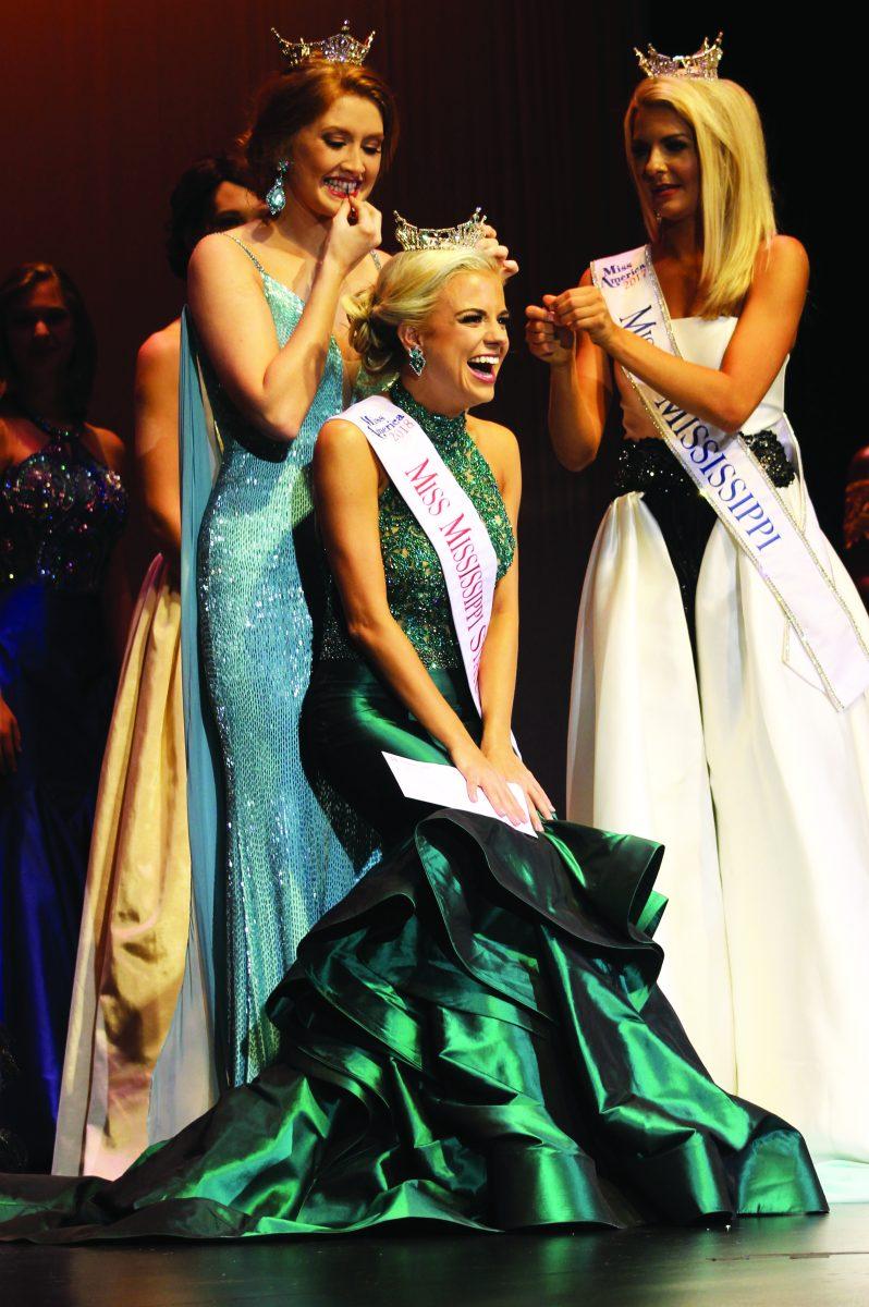 Callie Brown, senior biological sciences major, was crowned Miss MSU 2018 on Friday. She will compete in Miss Mississippi in June. 