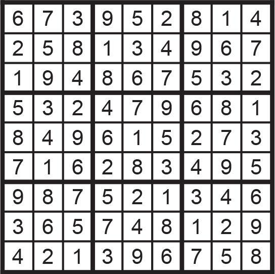Sudoku Key
