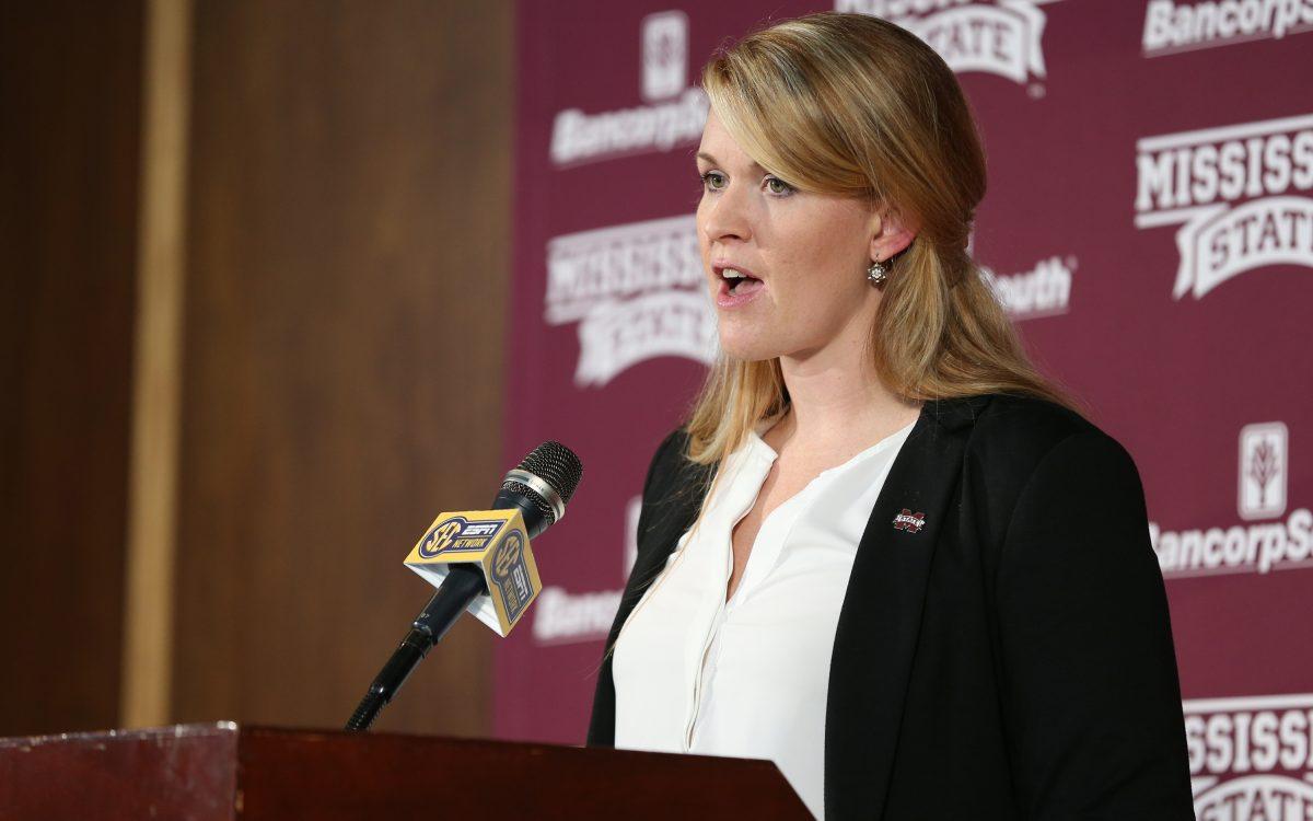 New+MSU+volleyball+head+coach+Julie+Darty+spoke+after+athletic+director+John+Cohen+at+the+introductory+press+conference+on+Wednesday+morning.%26%23160%3B