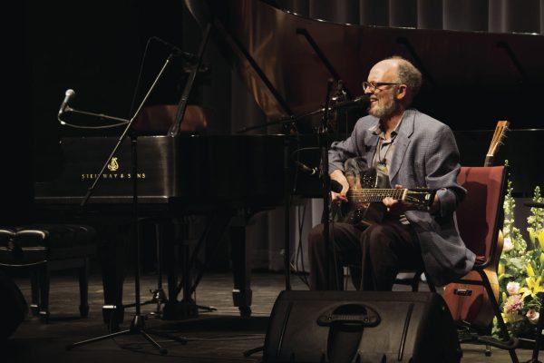 Steve Cheseborough performed in McComas Hall Theater on Friday as part of the Charles H. Templeton Ragtime and Jazz Festival, which consisted of concerts and panels March 22-24.