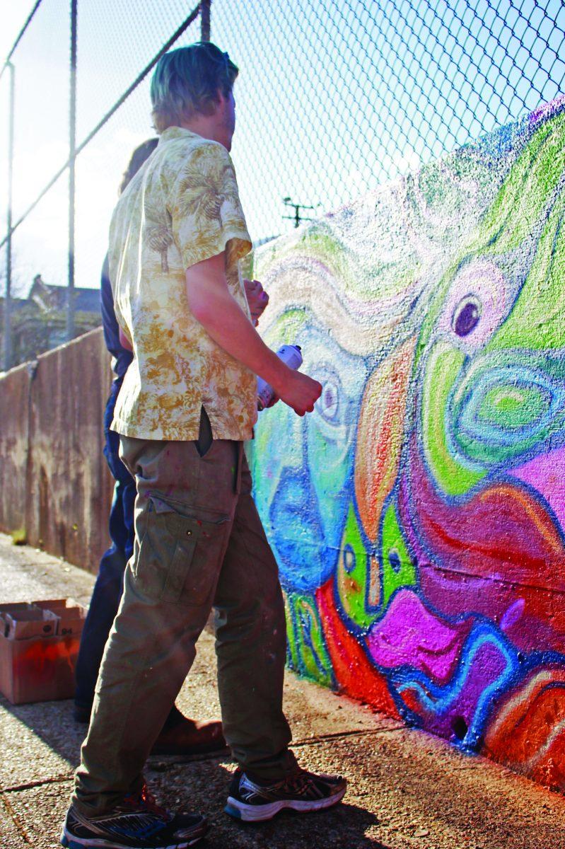 Former student, city bring vibrant mural to Starkville
