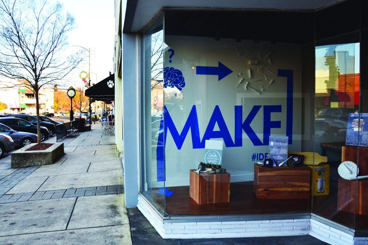 The+Idea+Shop+and+makerspace+is+located+in+downtown+Starkville+at+114+Main+Street.