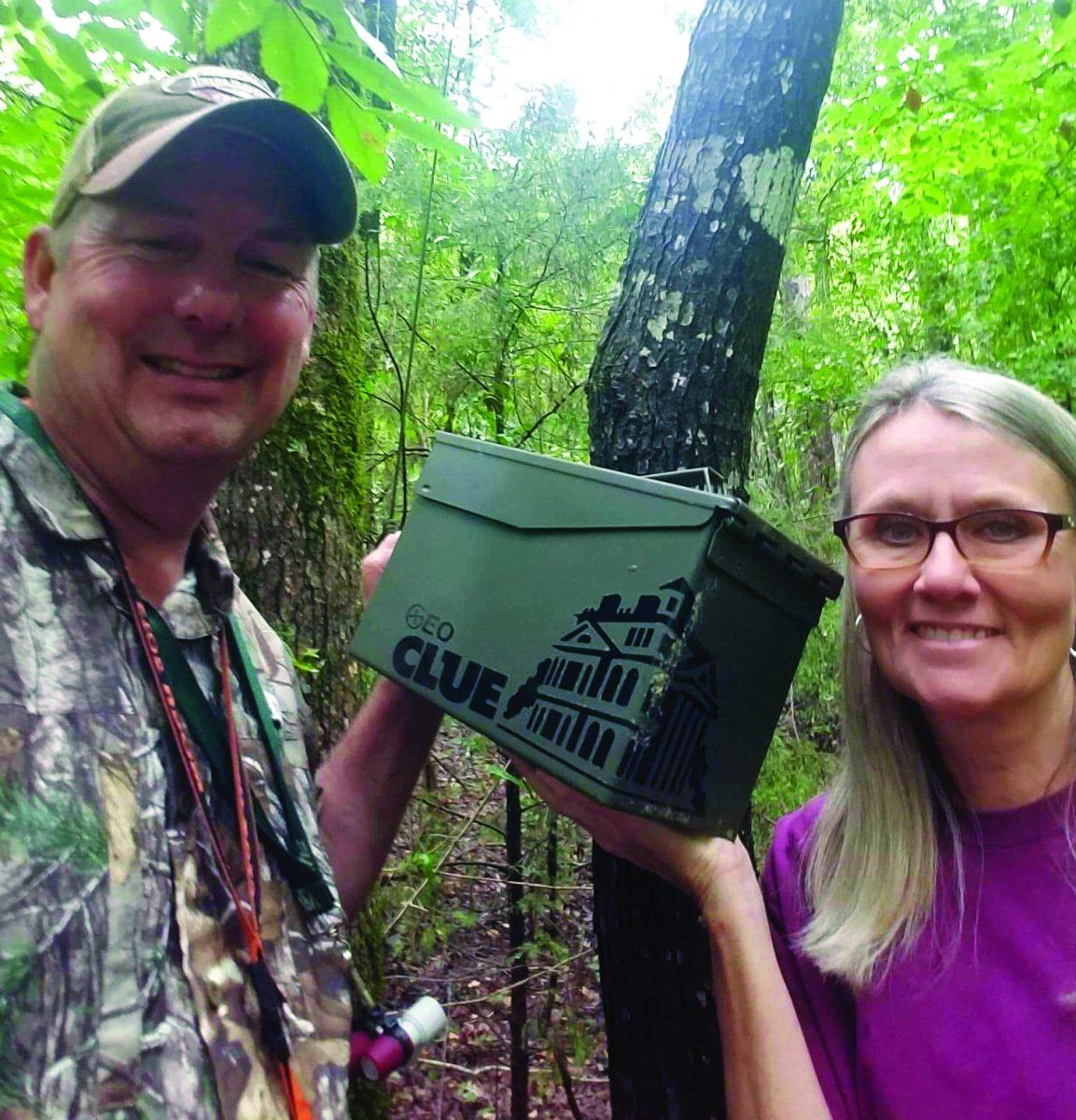 Glenn and Frances Walker have been geocaching for more than 10 years together.