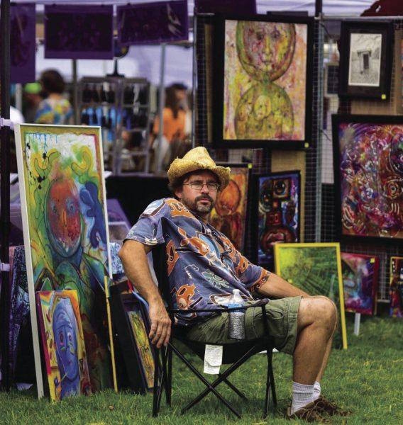 MSU faculty member Joe MacGown, a research technician scientific illustrator, will display and sell his art at local restaurant  J. Broussards’ Art in the Restaurant night on Oct. 8.