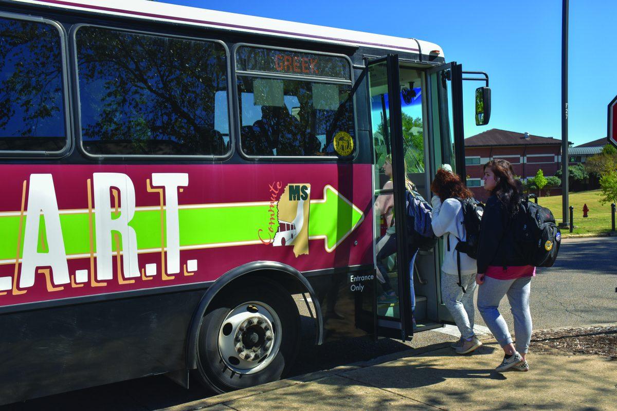 SMART buses are one of the ways student can commute to campus. The buses are free to use for students and the Starkville public community.