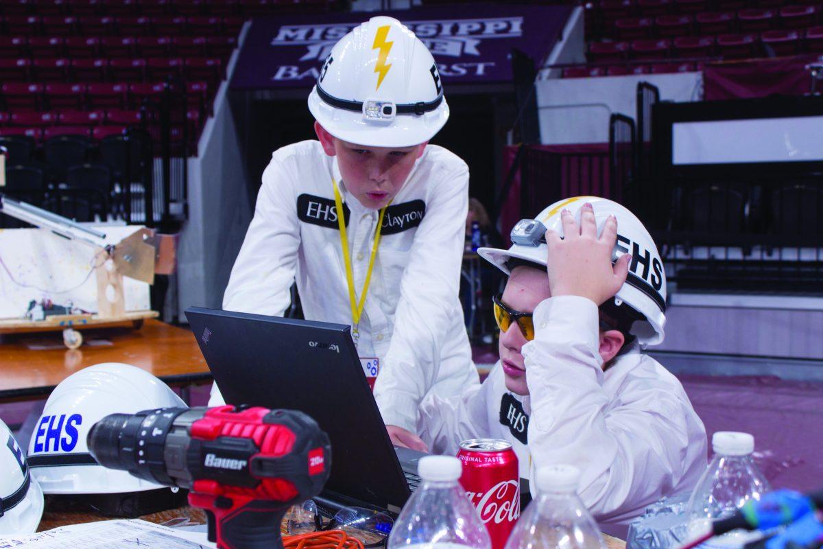 Students from high schools across the Southeast participated in the Bagley College of Engineering’s BEST Robotics Competition on Saturday in the Humphrey Coliseum.