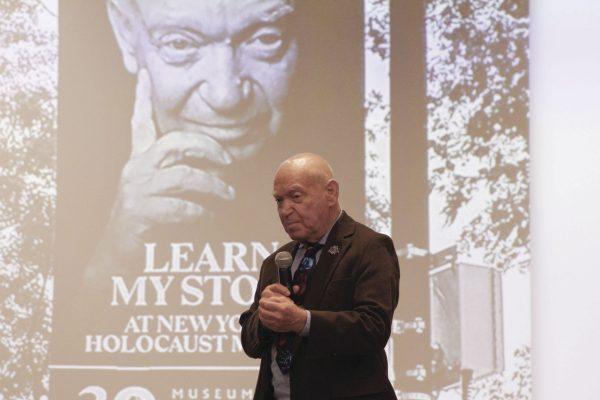 Sami Steigmann spoke to students and faculty on Thursday in Old Main about his life and what it means to be a Holocaust survivor.