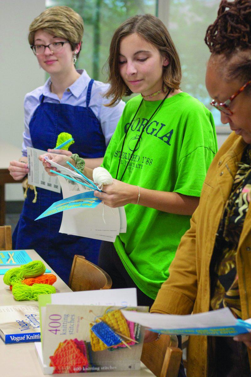 In addition to the knitting workshop, the Mitchell Memorial Library also plans to host a crocheting and t-shirt workshop in the makerspace.&#160;