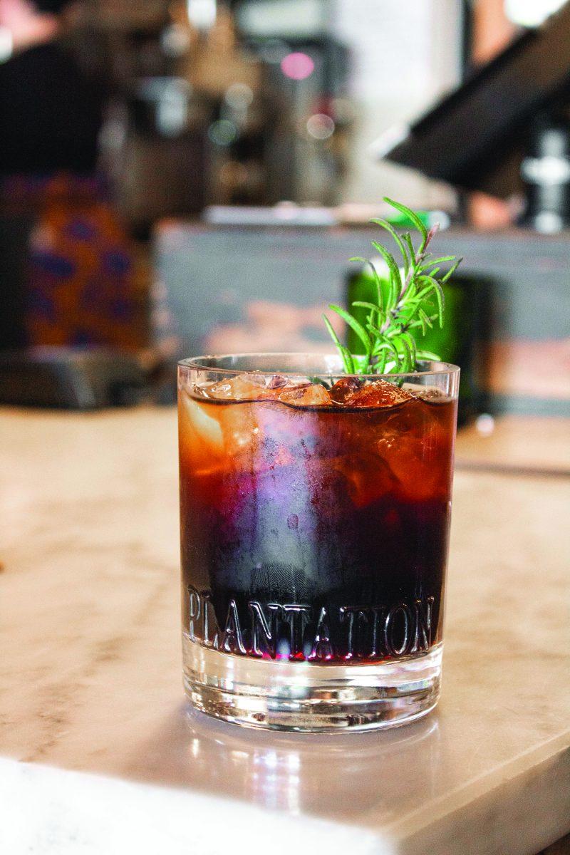 “What’s the Fizz” is a seasonsal drink at Nine-Twentynine Coffee Bar. The drink includes grapefruit-infused cold brew, club soda and fresh rosemary.