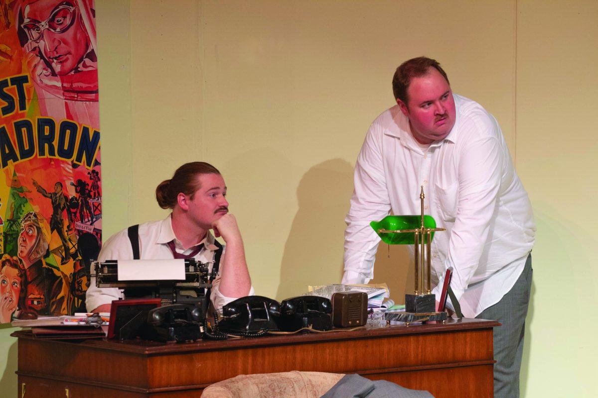Ben Christmas and Gabe Smith act in SCT’s fall production of “Moonlight and Magnolias.