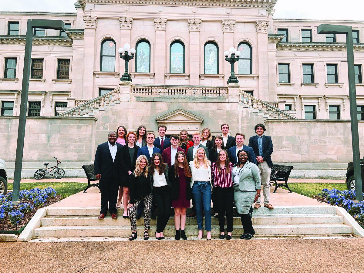 Twenty-four+MSU+students+traveled+to+Jackson+to+meet+with+state+government+officials+and+discuss+legislation+affecting+the+university.
