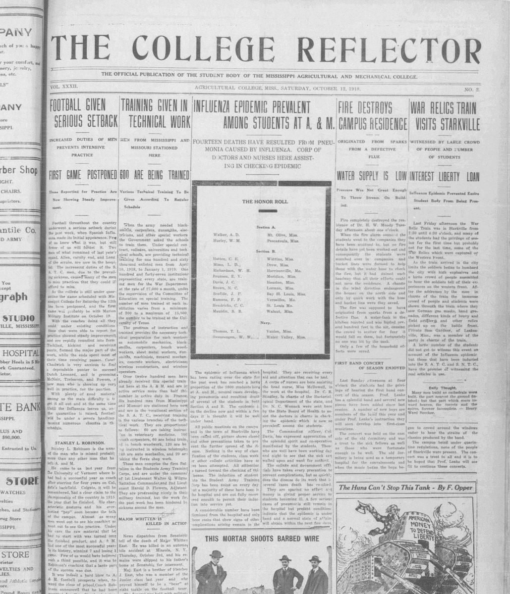 An archived news article describes the Influenza Epidemic of 1918. In a similar fashion, MSU Libraries hopes to recreate this resource for the present day with the digital COVID-19 archive.