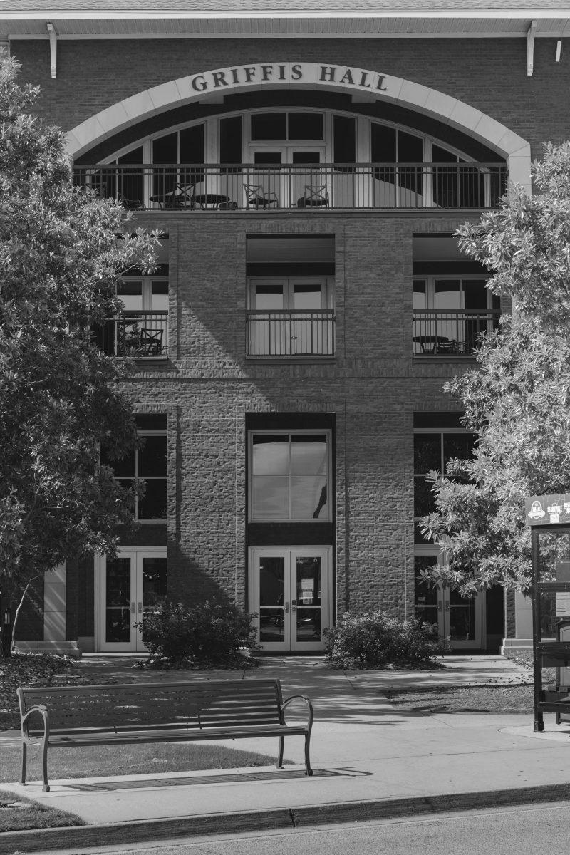 Griffis Hall is the main residential dormitory for students in the Shackouls Honors College.
