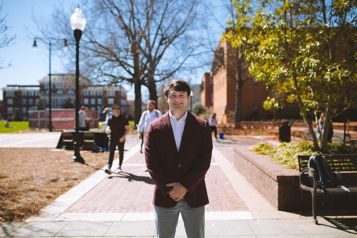 Garrett+Smith%2C+a+junior+majoring+in+political+science%2C+was+elected+to+serve+as+Mississippi+State+University%26%238217%3Bs+newest+Student+Association+president+after+students+cast+their+votes+on+March+3.