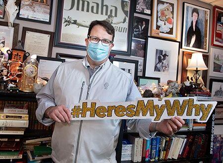 Mississippi State University assistant clinical professor Whit Waide participated in MSU’s, “Here’s My Why” campaign, sharing his reasons for getting the COVID-19 vaccine.