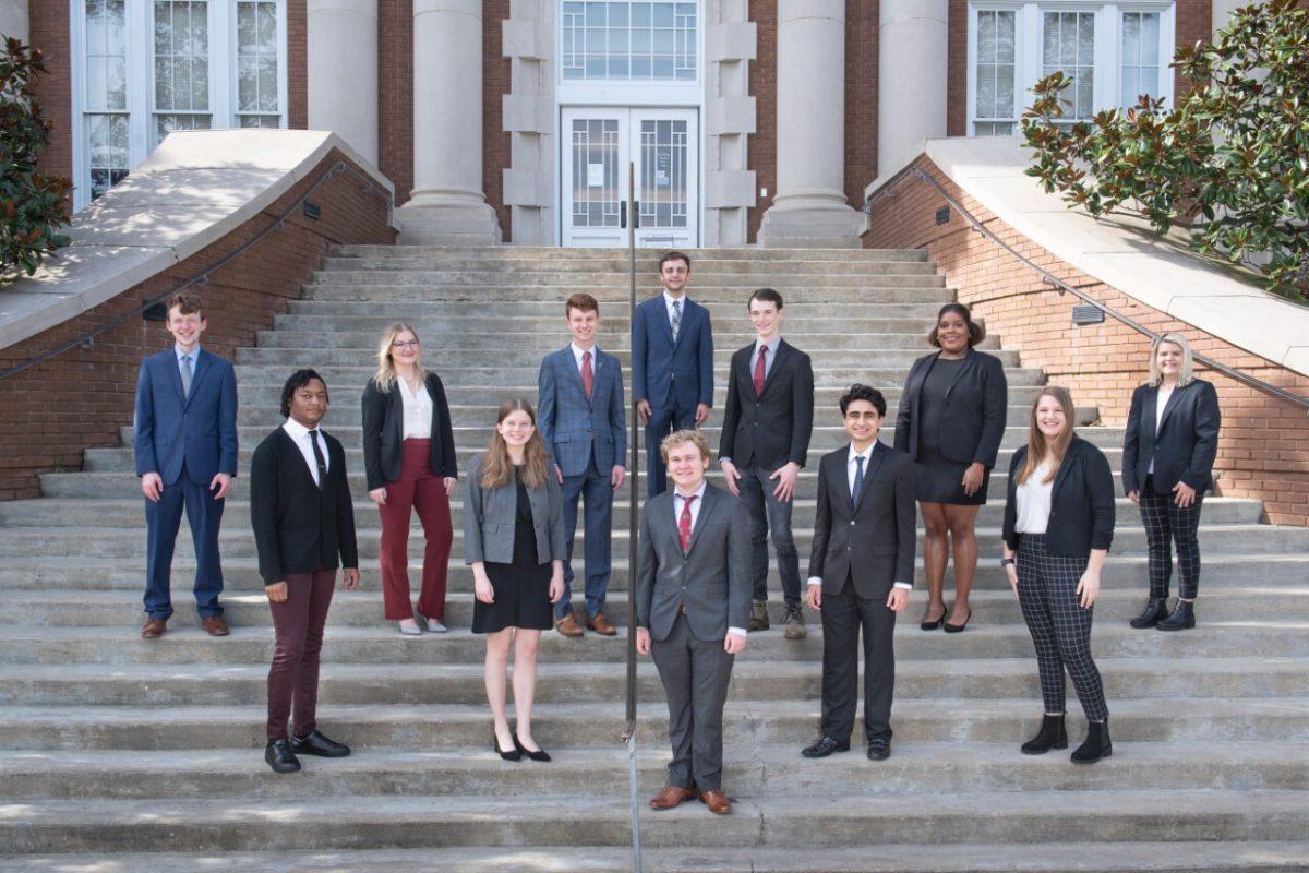 The MSU debate team placed third in IPDA debate nationals on April 11. Pictured is the current MSU Speech and Debate Council.
