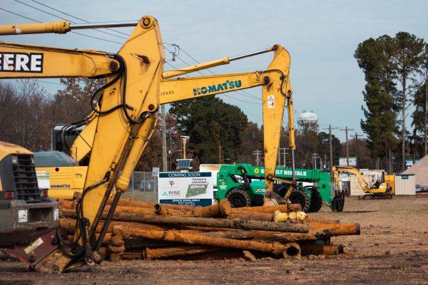 A new shopping center, Triangle Crossing, is currently under construction on Highway 12 that will be home to Aldi Grocery, Marshall’s, PetSmart and more.