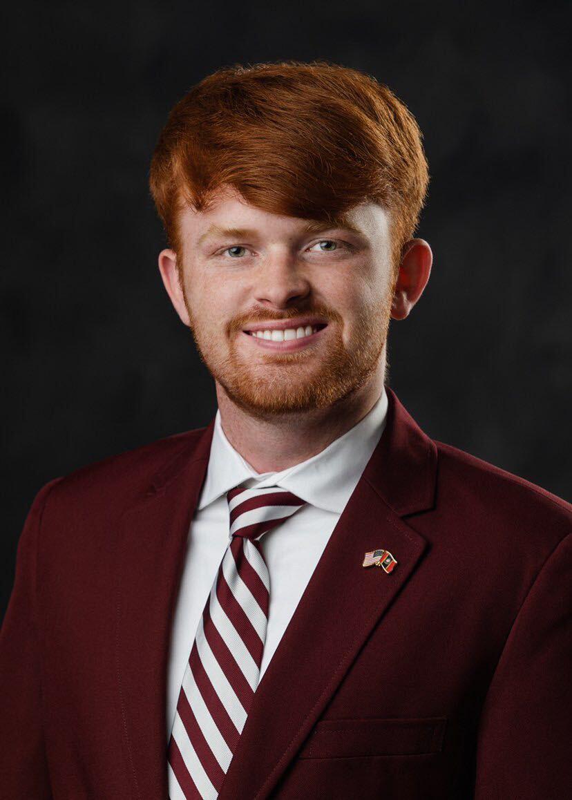Kennedy Guest ran unopposed for the office of president. He was previously the vice president of Student Association.